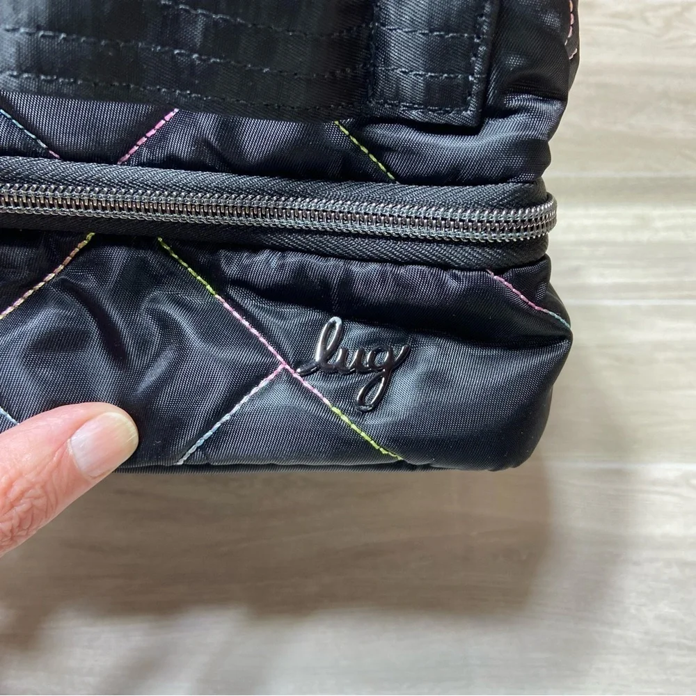 Stylish Black Quilted Men's Bag